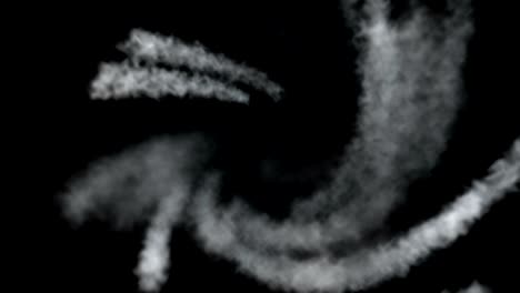 abstract smoke shape in motion.