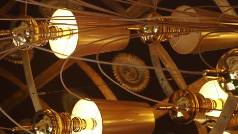 ornate gold chandelier