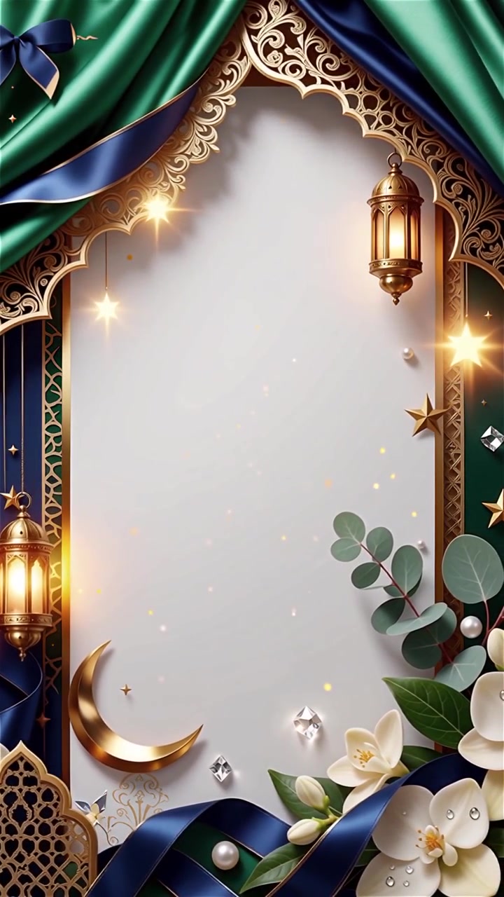 Compleanno del Profeta Maometto Mawlid al-Nabi Sfondo Islamico
