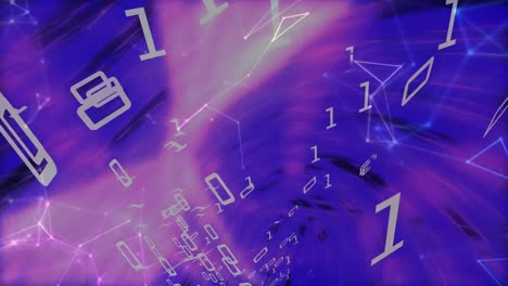 animación de redes de conexiones y el mundo de los hombres de negocios