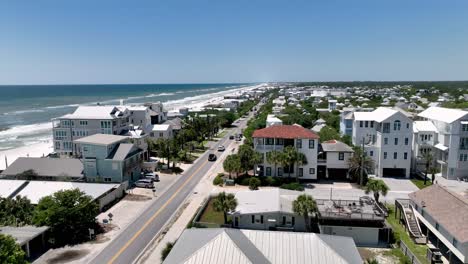 a inclinação aérea até seaside florida