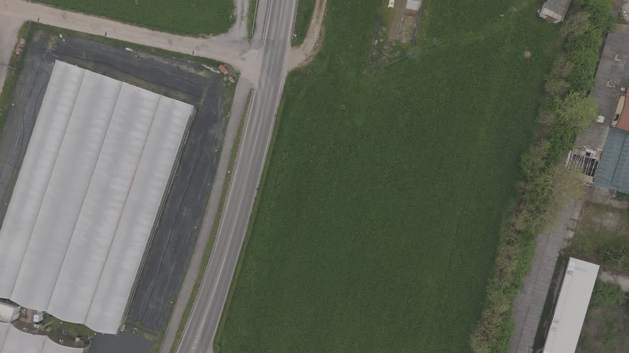 Drone pass on A4 Highway, Northern Italy