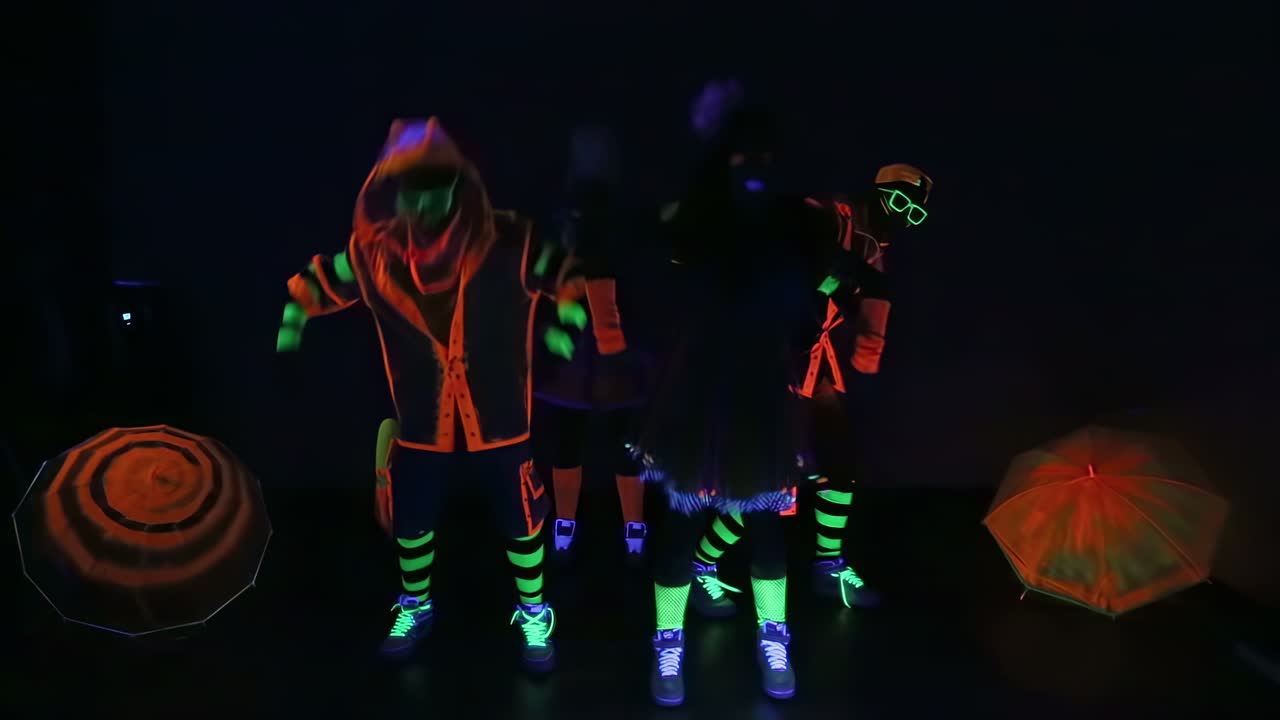 el espectáculo de danza que brilla en la oscuridad