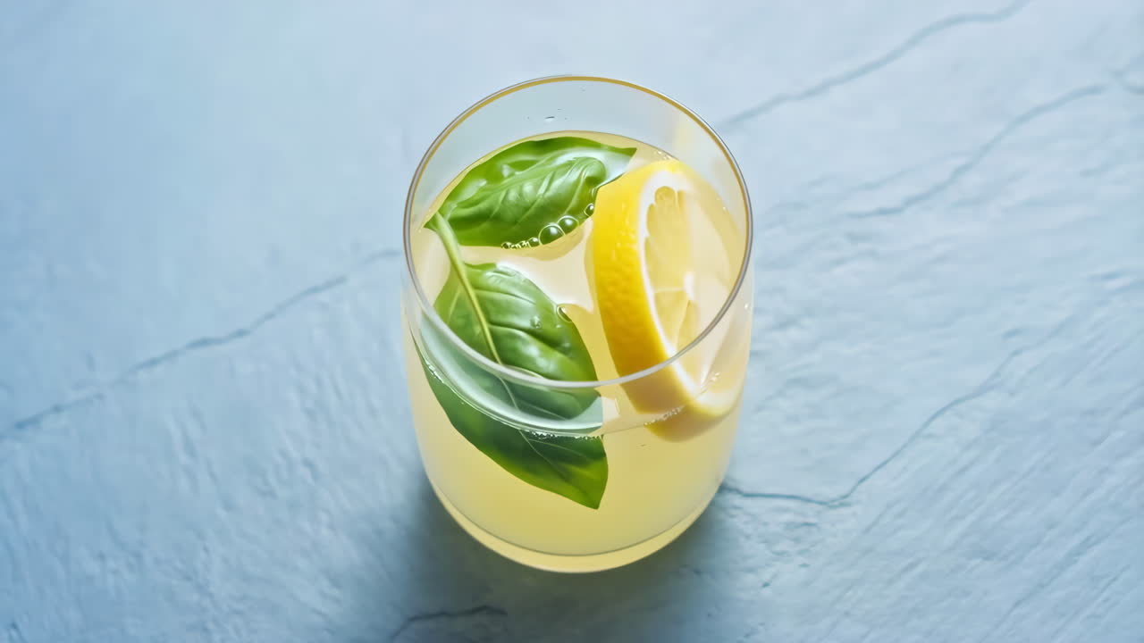 Lemonade with Basil
