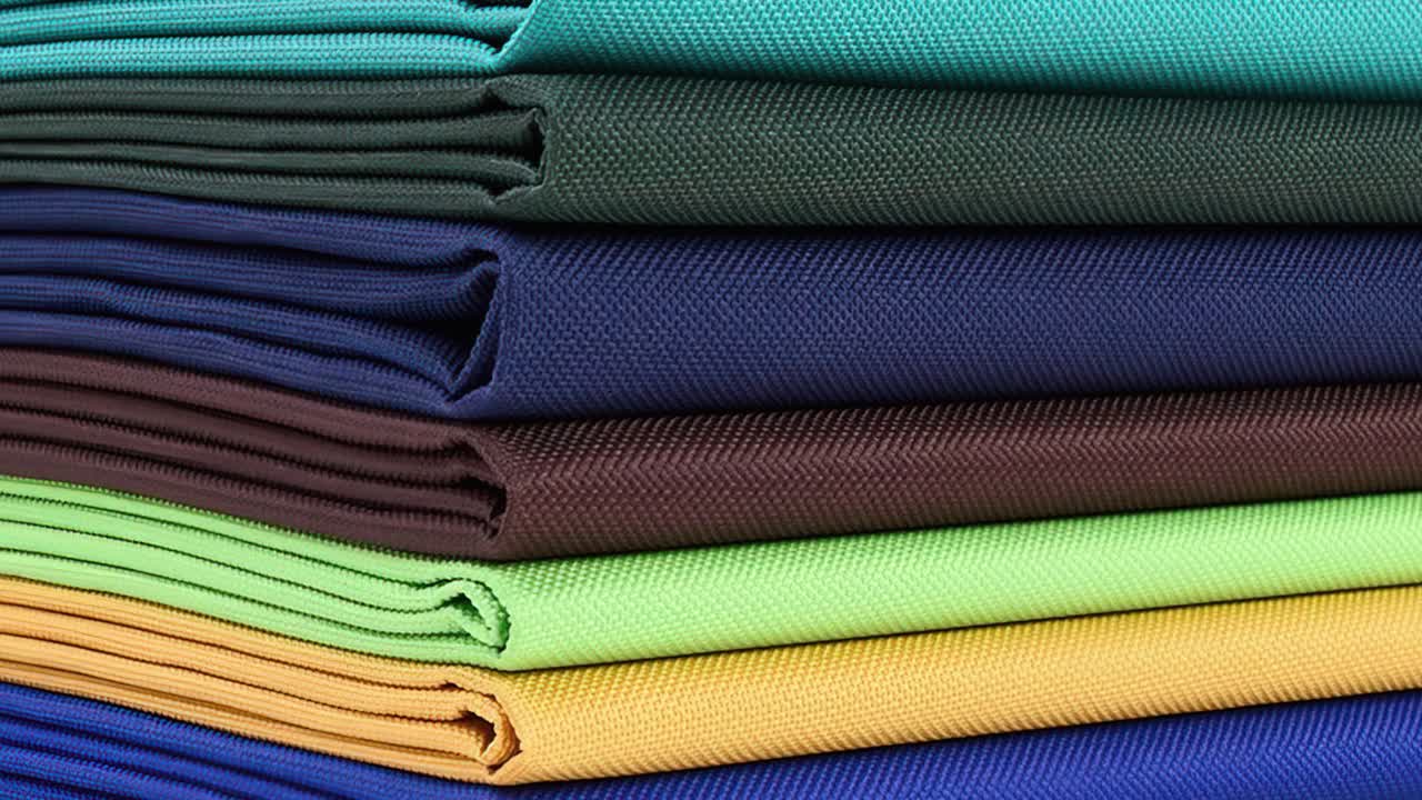 Different colors of fabric pieces