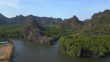 Manglares-Río-Colinas-Malasia-Langkawi