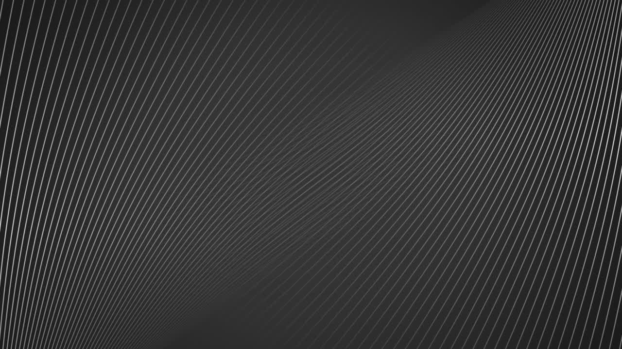 Animation of network of moving and crossing lines of flow of information on grey background