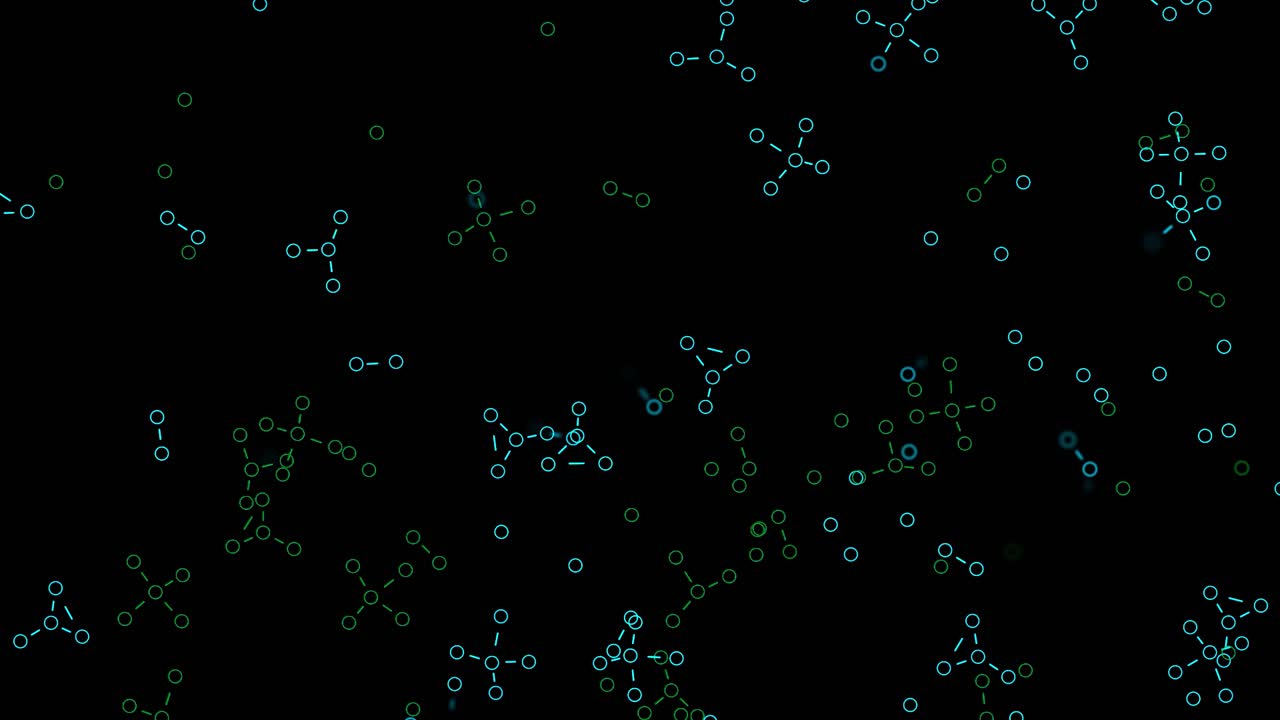 patrón molecular químico abstracto