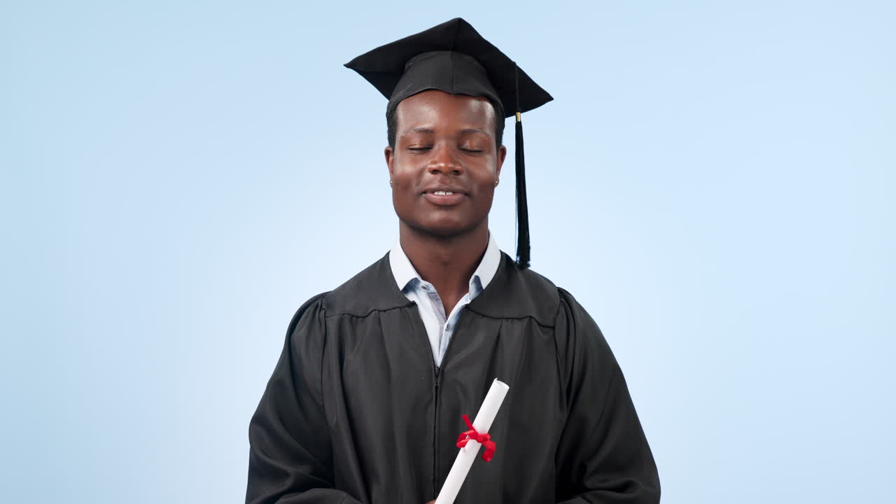 Certificate, face and a black man