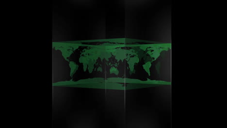 Transparent-block-showing-world-map