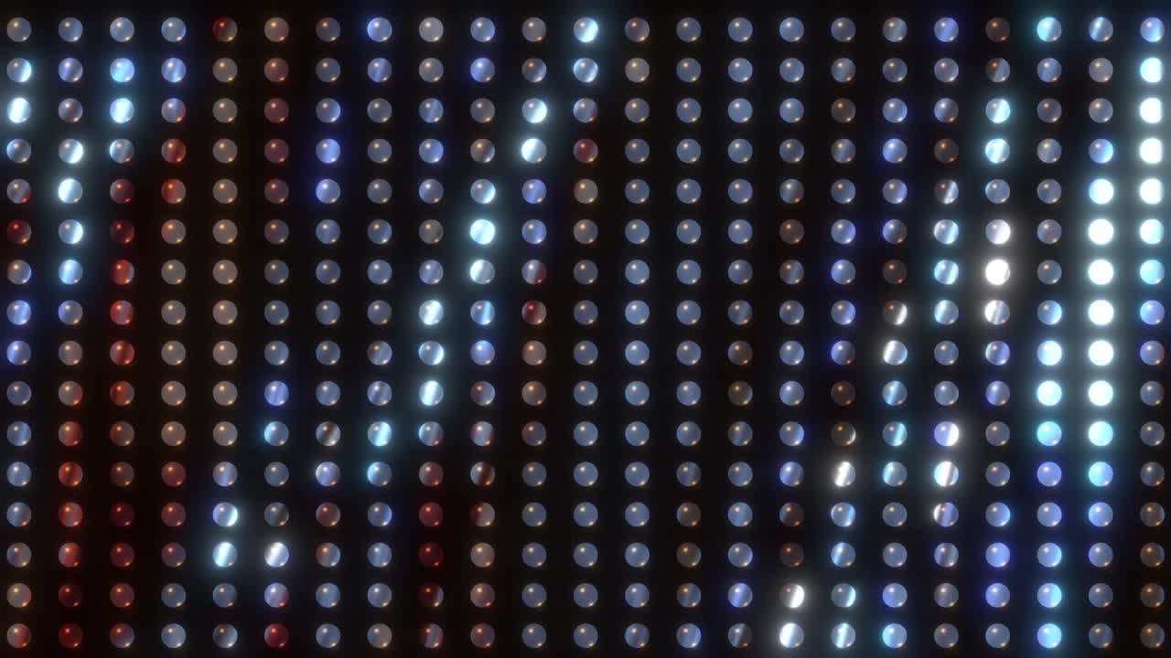 Motivo astratto con luci LED