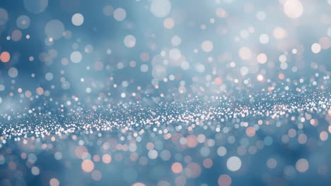 abstract blue bokeh lights background