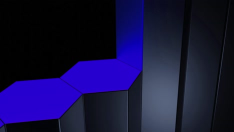 fondo hexagonal abstracto