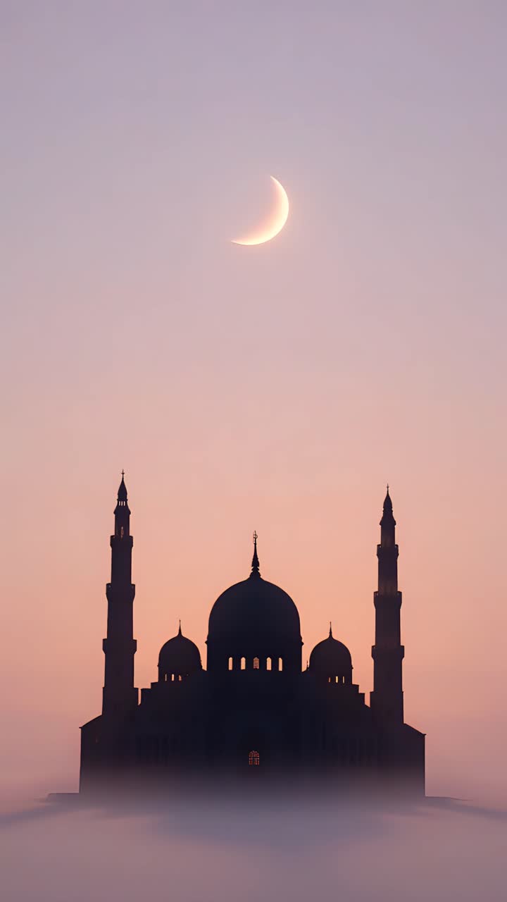 Eid al-Adha Moschea Sfondo islamico 4K