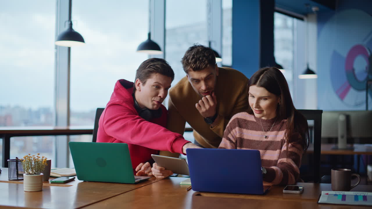 Team Collaboration in Modern Office | Premium Stock Video Footage