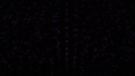 Purple-dots-on-black-background-with-mysterious-pattern