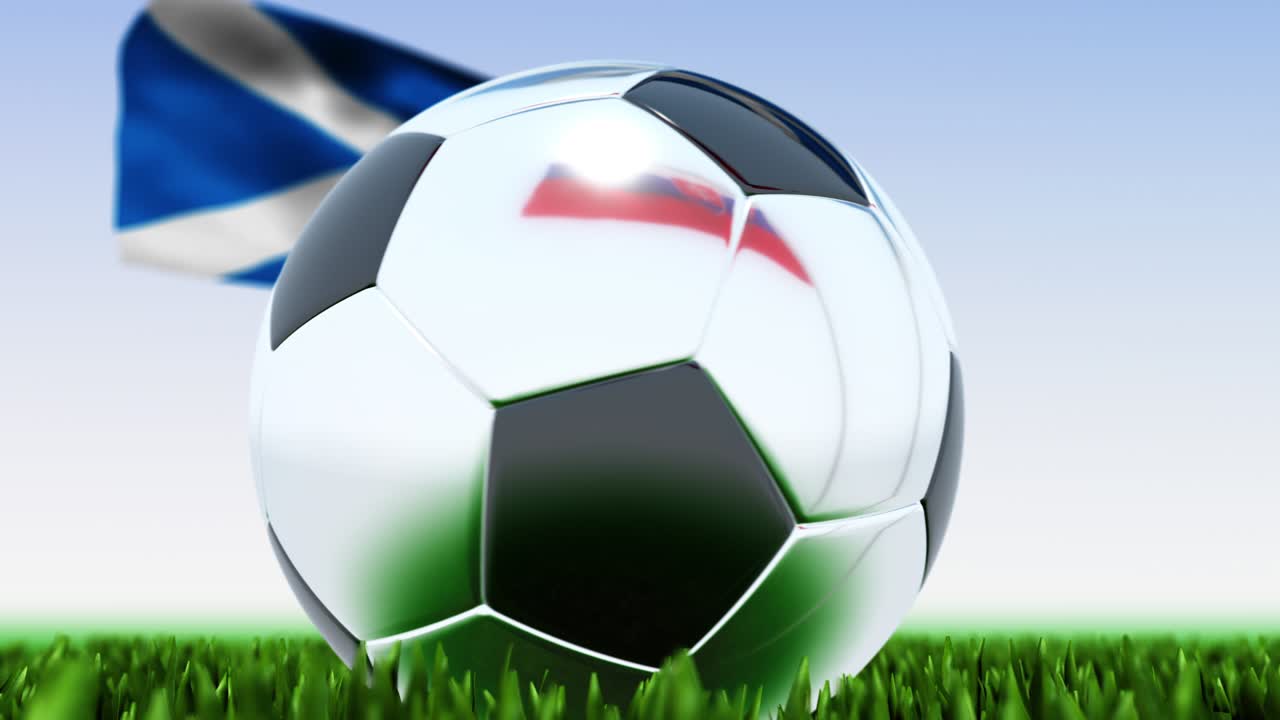 루핑 축구 공 슬로바키아 vs 스코틀랜드