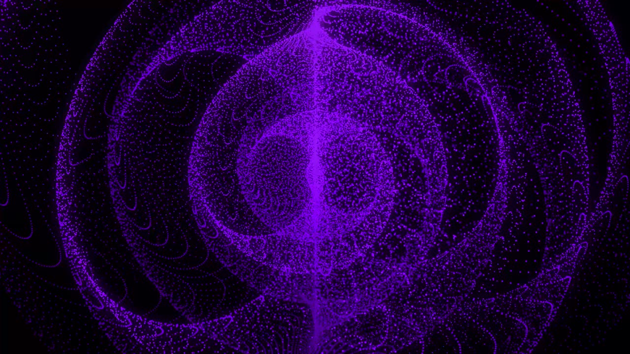 patrón de forma de punto de color púrpura animación gráficos de movimiento