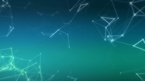 animación de escaneo de alcance sobre fondo verde