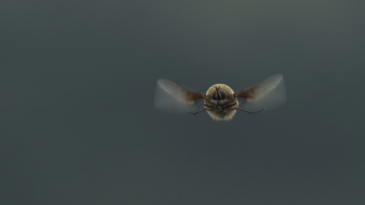 날고 있는 땅벌의 시네마그래프