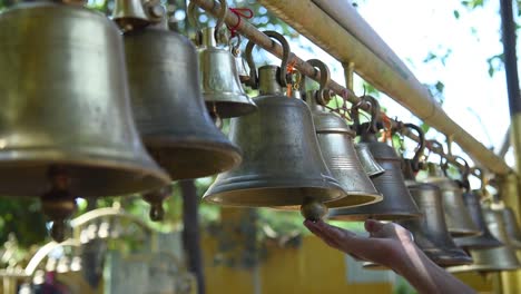 temple bells at shri southadka temple