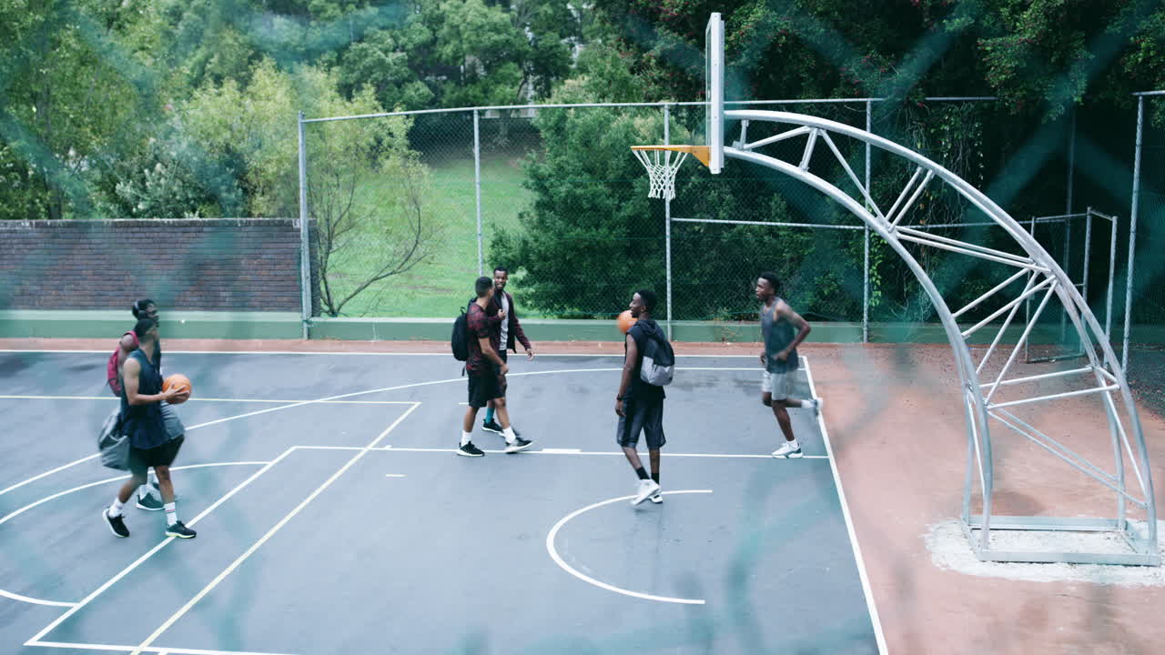 A basketball court is a world on it's own