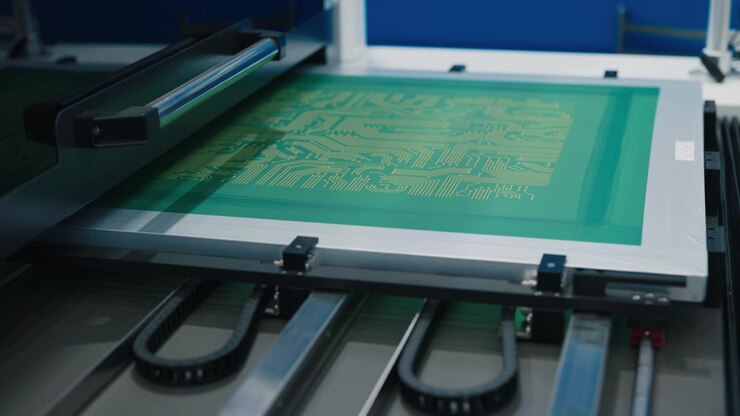 Industrial Screen Printing Machine Processing Printed Circuit Board