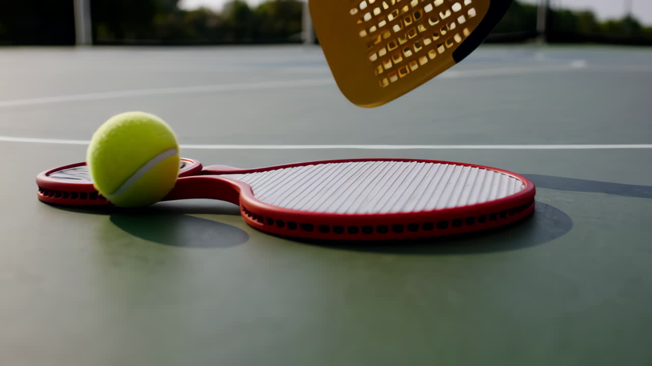 Paddle Tennis on Court