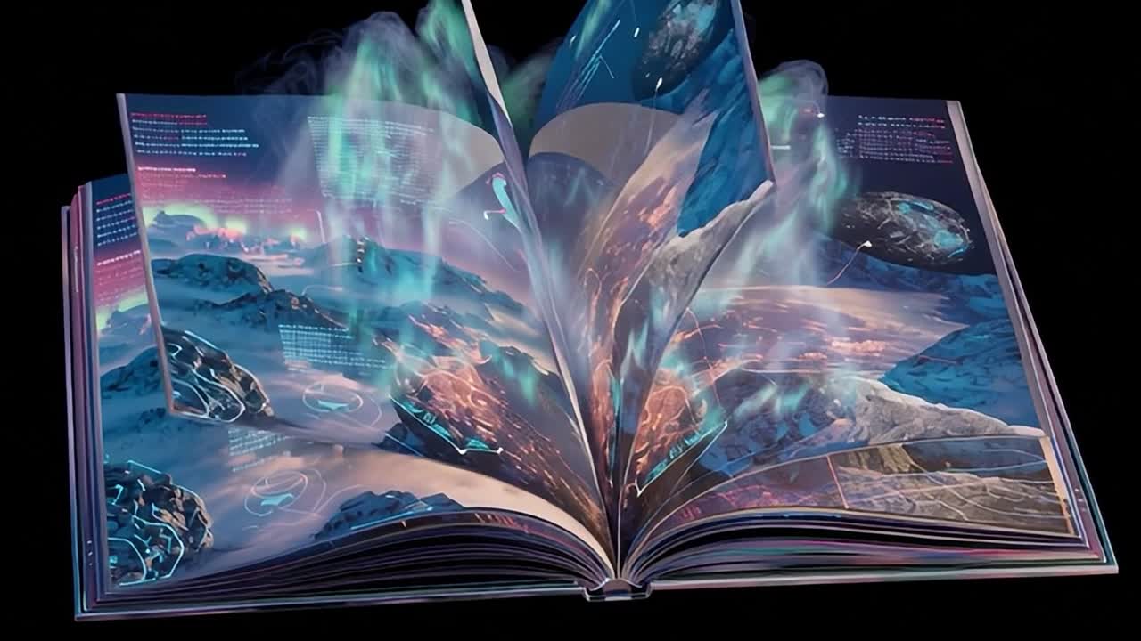 Esplorando le meraviglie dell'universo attraverso un libro immaginifico