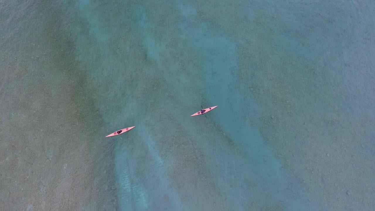 캐이킹 미시간 호수 에어리얼  ⁇  다운 pull up