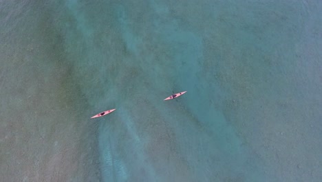 kayak lago de michigan antena de arriba hacia abajo tirar hacia arriba