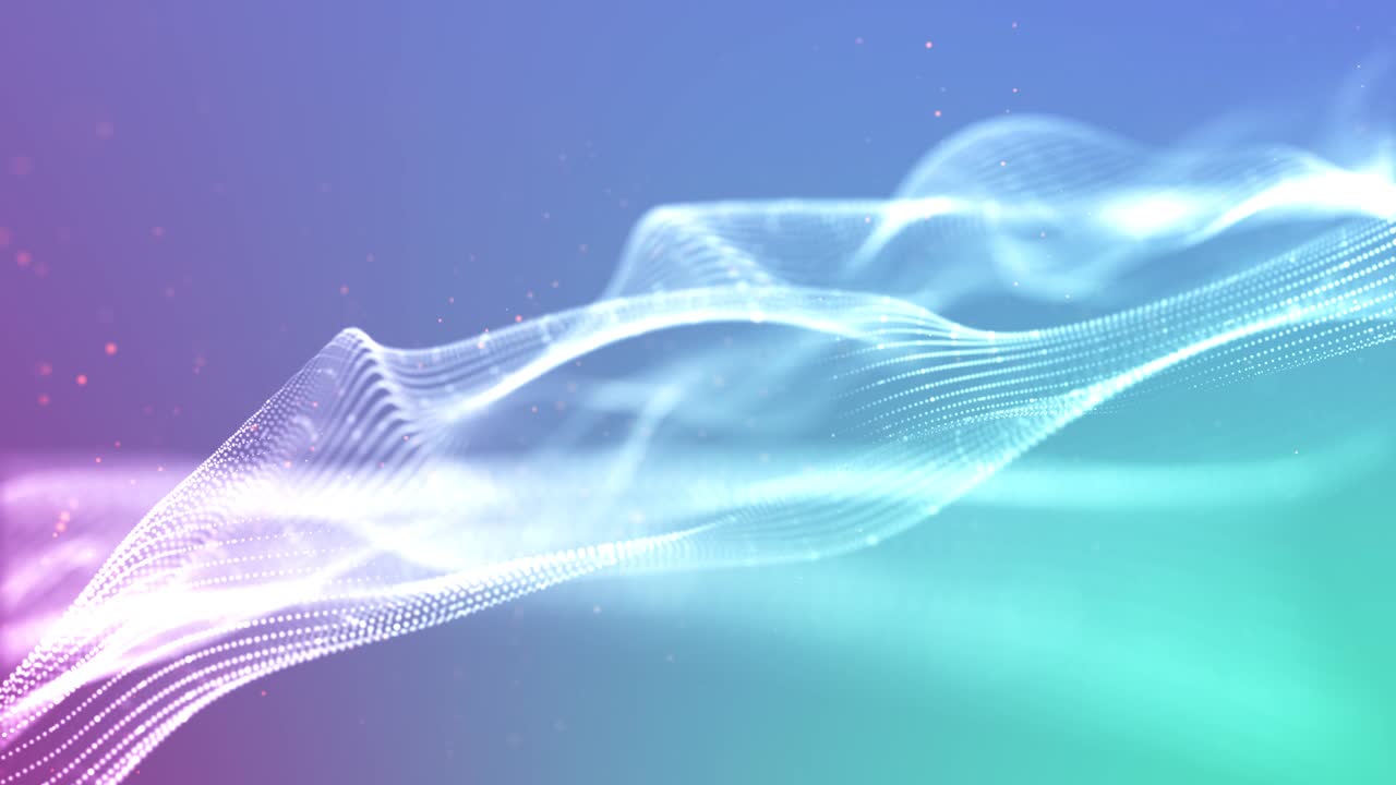 4k 抽象的な波 背景の焦点が失われている