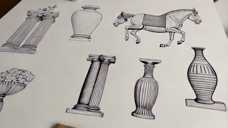 classical architectural drawings