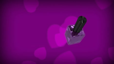 composite of spinning nail polish