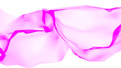 digital polygon soft silk ribbon gentle waving purple abstract background - new dynamic technology art motion colorful video footage