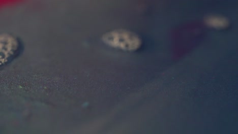 fotografía macro abstracta de burbujas y líquido