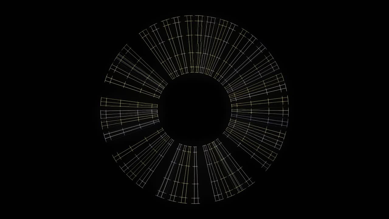patrón geométrico radial