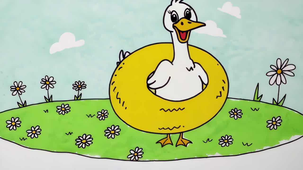 Cute Duck on a Ring and a Whimsical Gadget