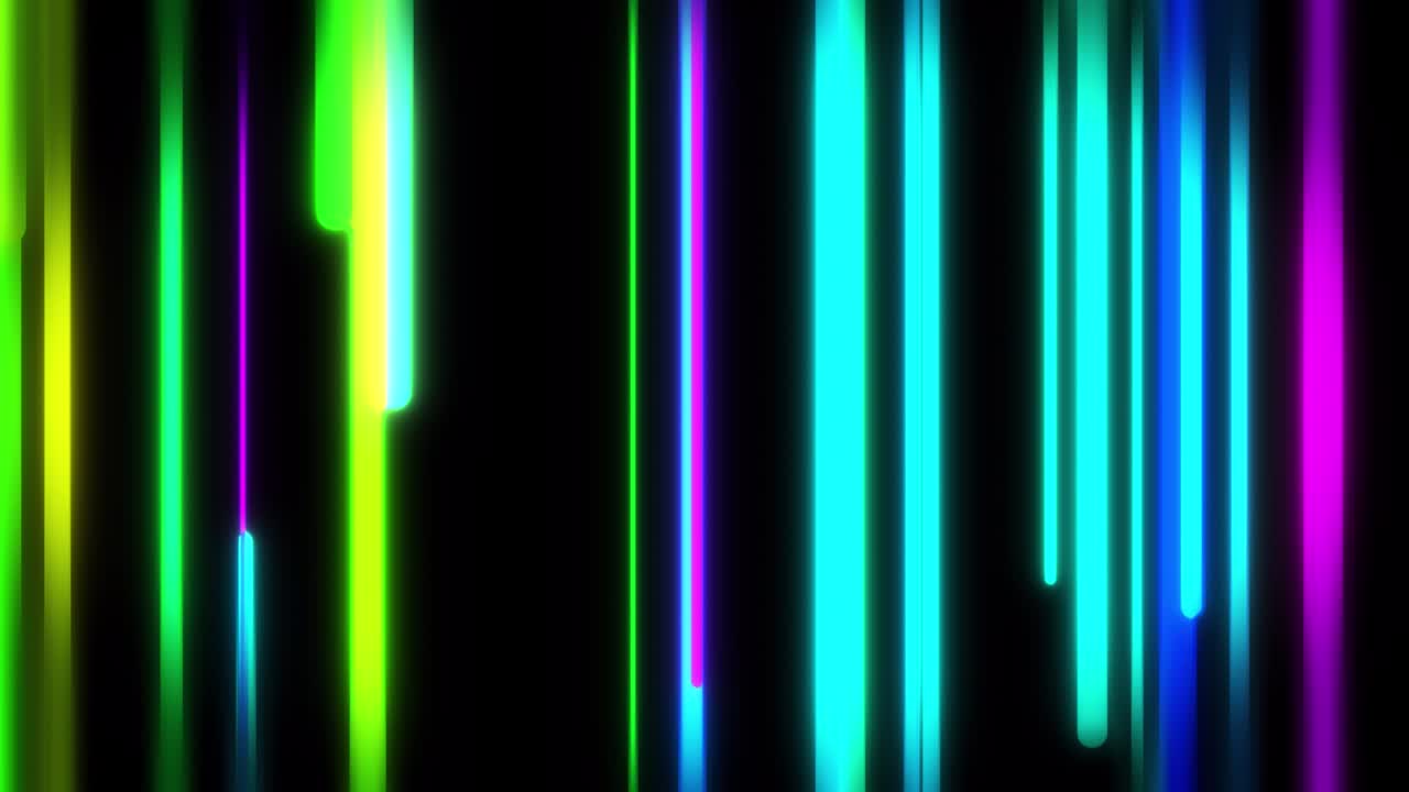 líneas verticales de colores alegres que forman un fondo de video de bucle sin fin