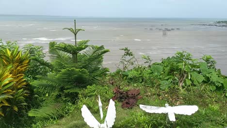 Una-Panorámica-Horizontal-Del-Restaurante-Con-Vista-Al-Mar-En-Bislig