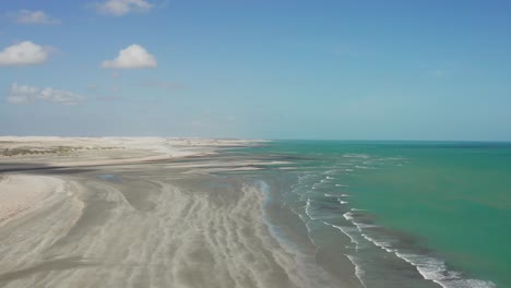 the small town in the dunes, tatajuba, brazil