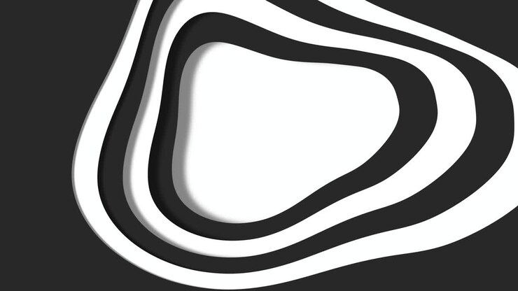 Elegante illustrazione di onda monocromatica con punta affilata