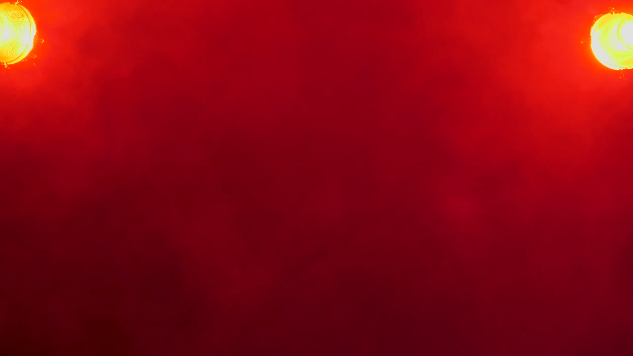 Red background with spotlights