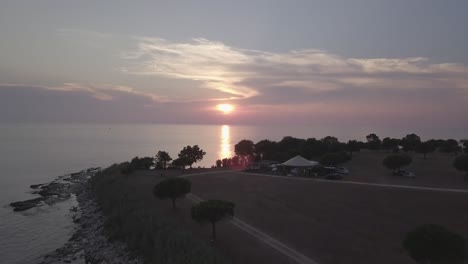 imágenes de drones sobre las playas y los mares de croacia