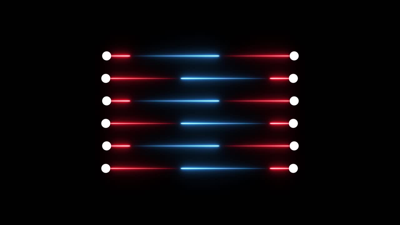 Abstract Neon Lights Pattern