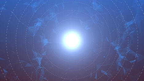 futuristic abstract technology plexus numbers screensaver background for technology presentations
