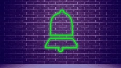arrow neon sign on brick wall 4k