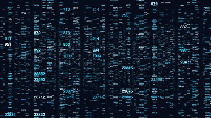 Motion random numbers and hues in matrix