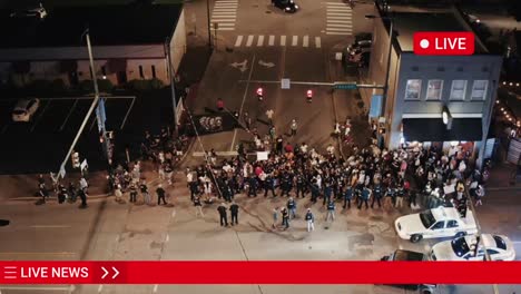 street protest and emergency services under pressure in berlin