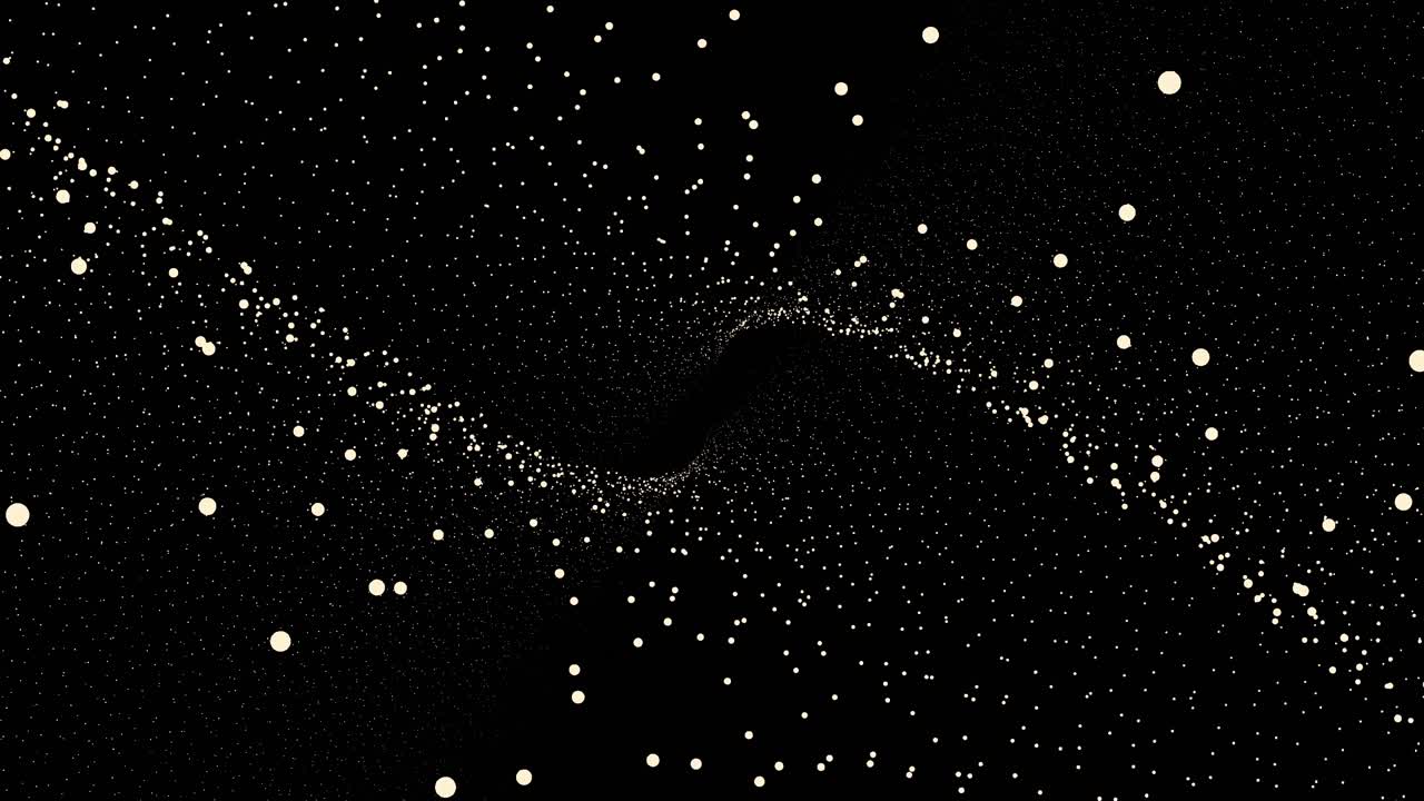 빛나는  점과 함께 추상적인 검은 바탕